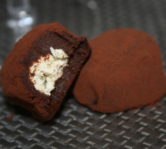 truffes au chocolat coeur halva turc