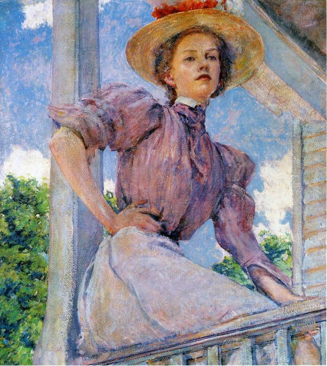 veranda-A-Summer-Girl-Robert-Lewis-Reid-1896.jpg