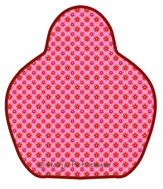 sac forme poupée russe rose doublure