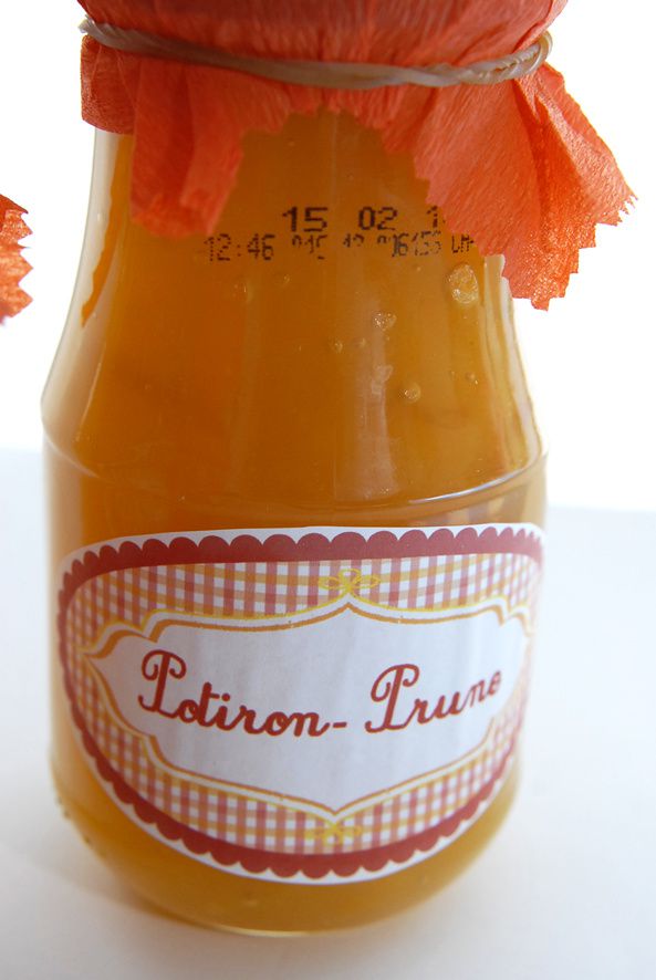 free pintable label jam-confiture de potiron prune maison 3