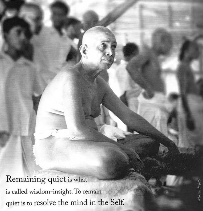 Bhagavan on silence