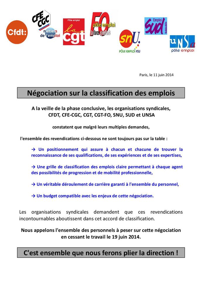 Classification Appel intersyndical à la mobilisation-page