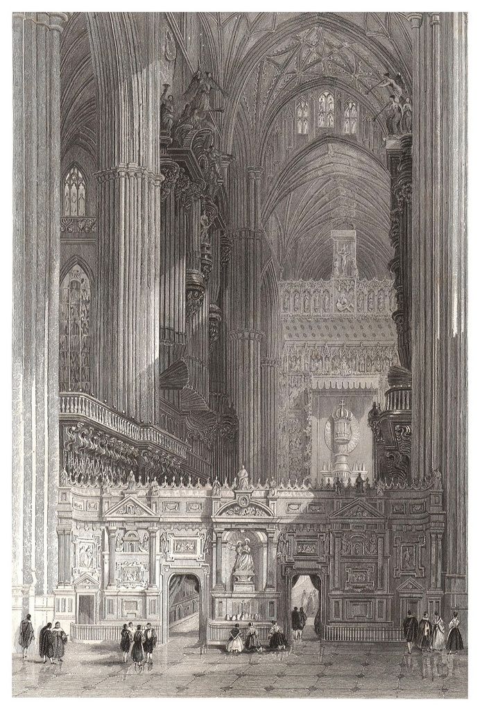 Emile Bégin -Catedral de Sevilla-Voyage pittoresque en Esp