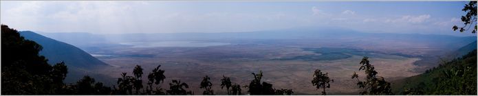 Panorama du cratere du Ngorongoro