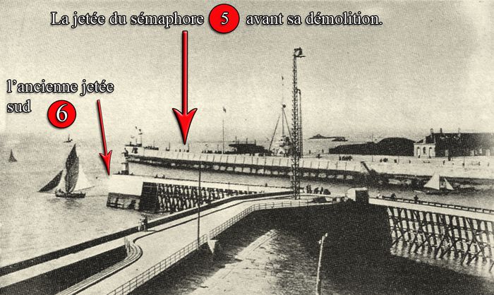 l'entrée du port en 1900 bis