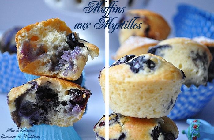 muffins myrtilles