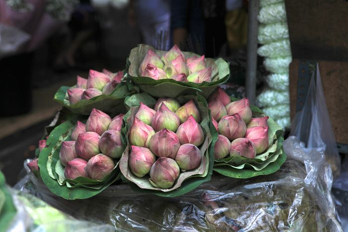 marché aux fleurs bangkok