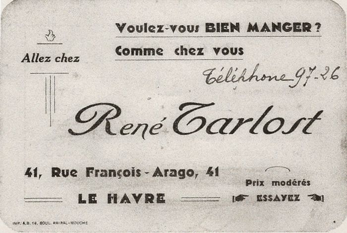 René Tarlost recto