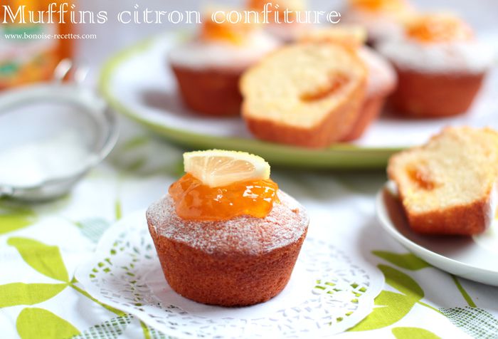 muffins citron confiture