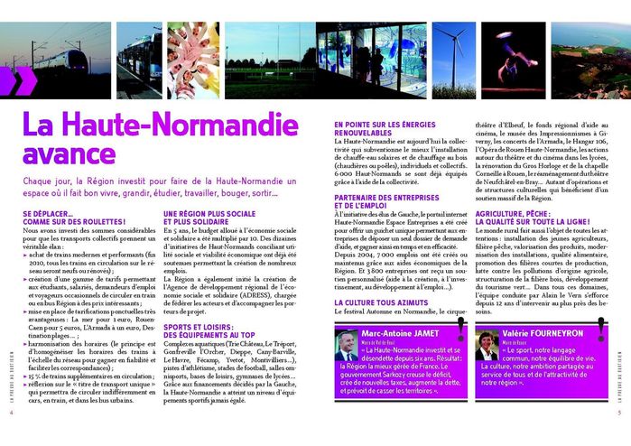 Région lapreuve 12 pages - pages 4 et 5