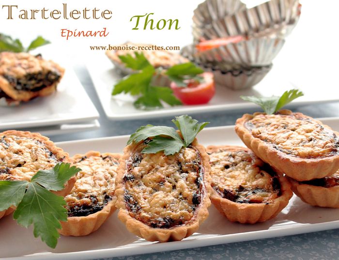 tartelette epinard thon