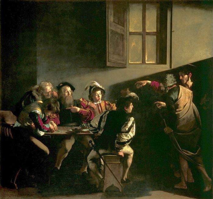 Caravaggio - La vocazione di San Matteo