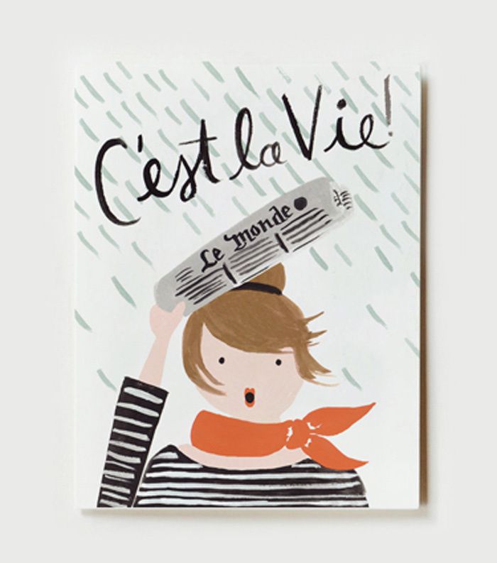 illustration carte postale