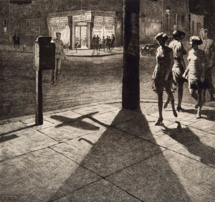 Martin-Lewis-1930-Corner-Shadows-drypoint-Christies.jpg