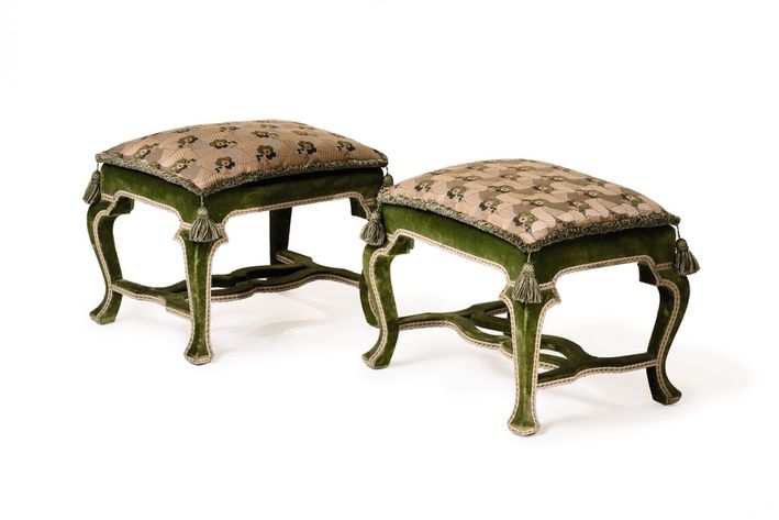 a-pair-of-Regence-style-benches-upholstered-in-green-velve.jpg
