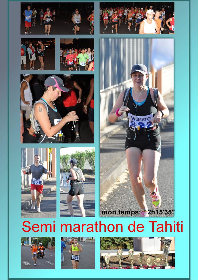 Semi marathon de Tahiti.