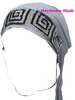 Mastoura sequins gris argent