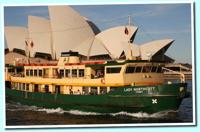opera de sydney sur un bateau