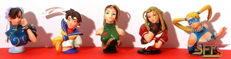 005-Street Fighter Heroines busts F-Toys