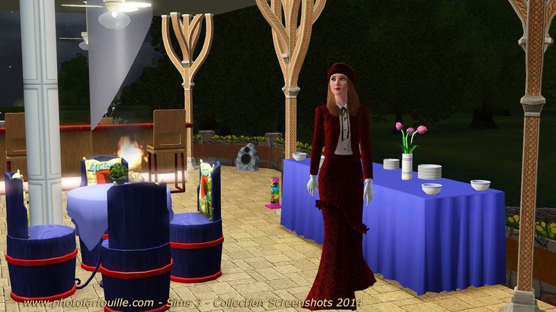 meme sims 3 fontaine chocolat