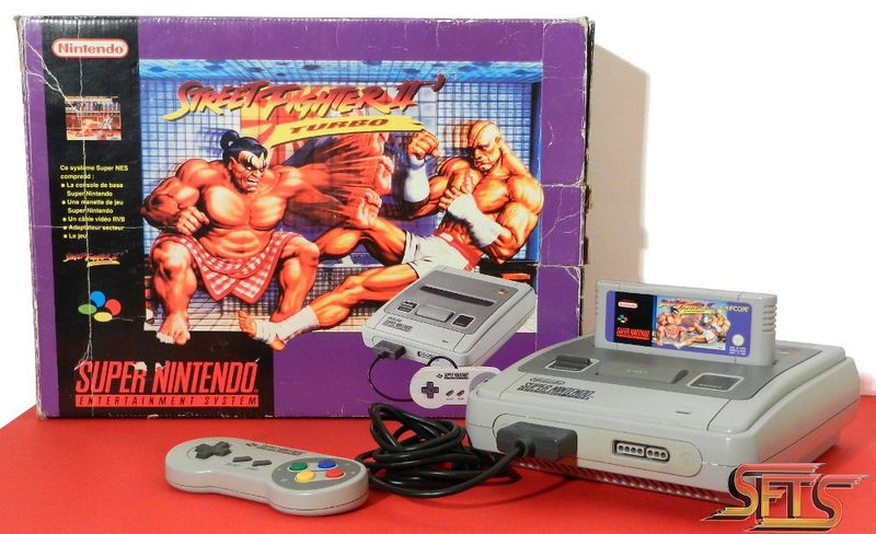 082-Street Fighter II Turbo Super Nintendo Bundle