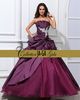 robe de bal merveilleuse mauve foncé