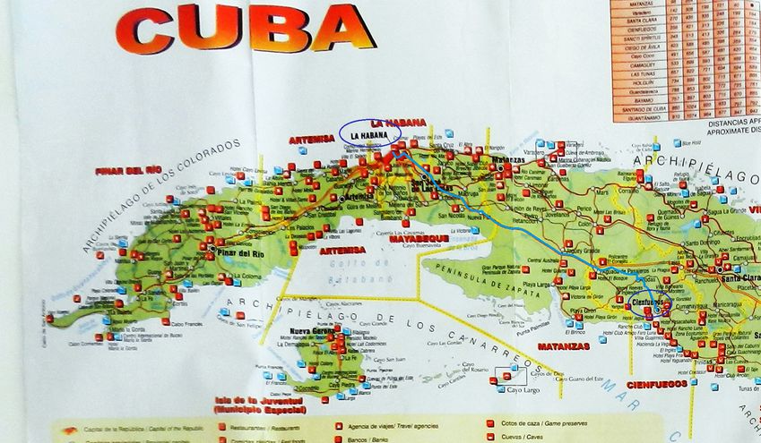 Carte Cuba Cienfuegos LaHavane2