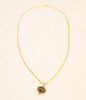 Collier Verre et Or-2