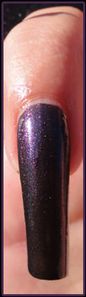 Vernis ongles violet 2