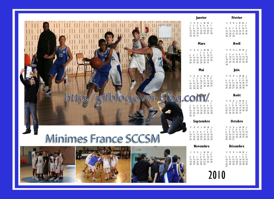 Calendrier minimes france marvin