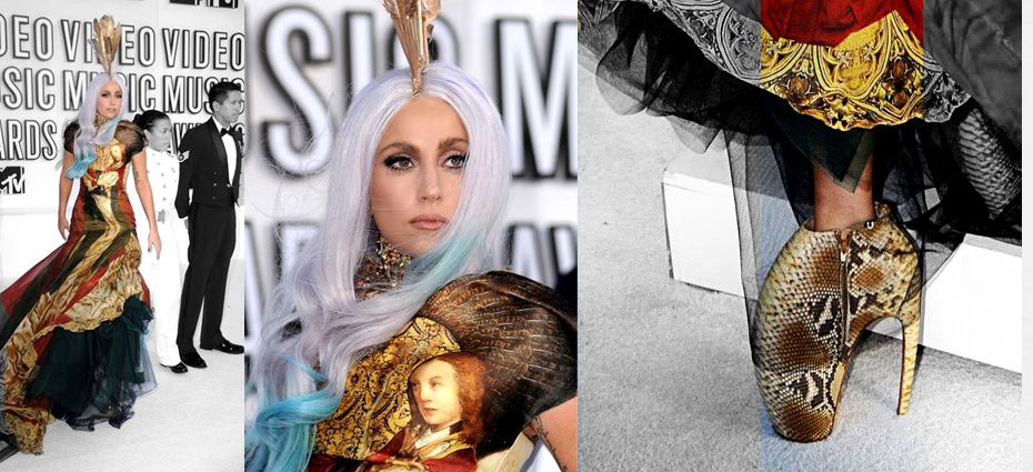 Lady Gaga Metal Dress Vma. VMA / LADY GAGA / DRESS AND