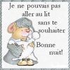 Je ne pouvais pas aller au lit