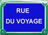 PLAQUE rue-du-voyage