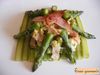 Déclinaison d'asperges vertes