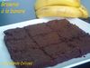 brownie à la banane