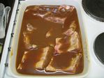 Travers de porc macération