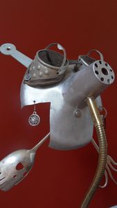 récuperation lampe d'architecte et lunette de soudeur