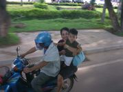 Viet Nam 2009 - Photos JD J28 am - Vientiane 039 - Moto