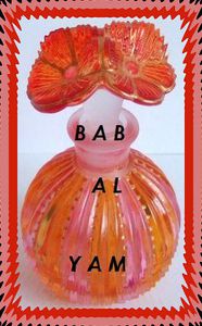flacon fleur orange
