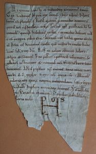 Charte de Louis VII pour l'abbaye de Preuilly 1140