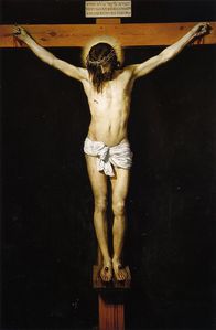 Vélazquez Cristo en la cruz