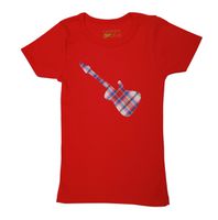 tshirt-rouge-guitare