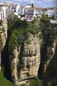 village de Ronda - au dessus du Guadalevin - Andalousie290