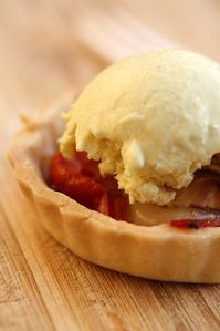tartelette tomate chévre et sa glace à la moutarde (4) mo