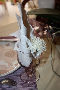 Décoration serviette