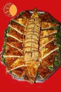 Buffet froid Composition tartes 2 Babyshower
