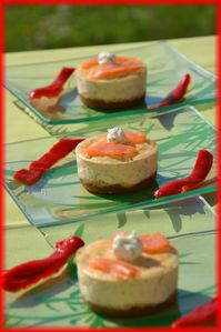 cheese cake saumon