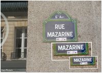 Regard Paris rue Mazarine