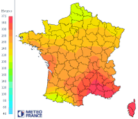 ensoleillement juillet France