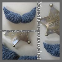 crochet mustache DIY